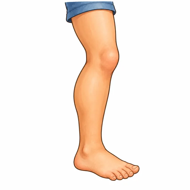 Leg illustration for a short e picture card