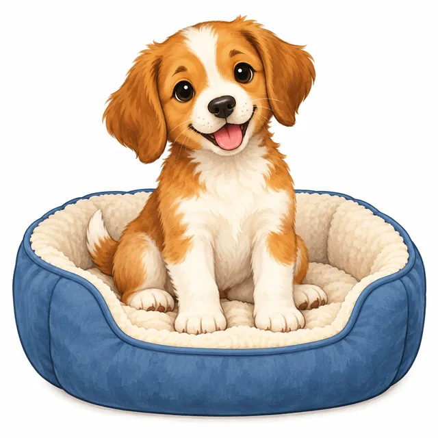 Pet illustration for a short e picture card