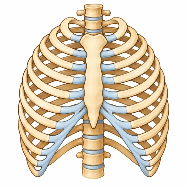 Rib illustration for a short i picture card