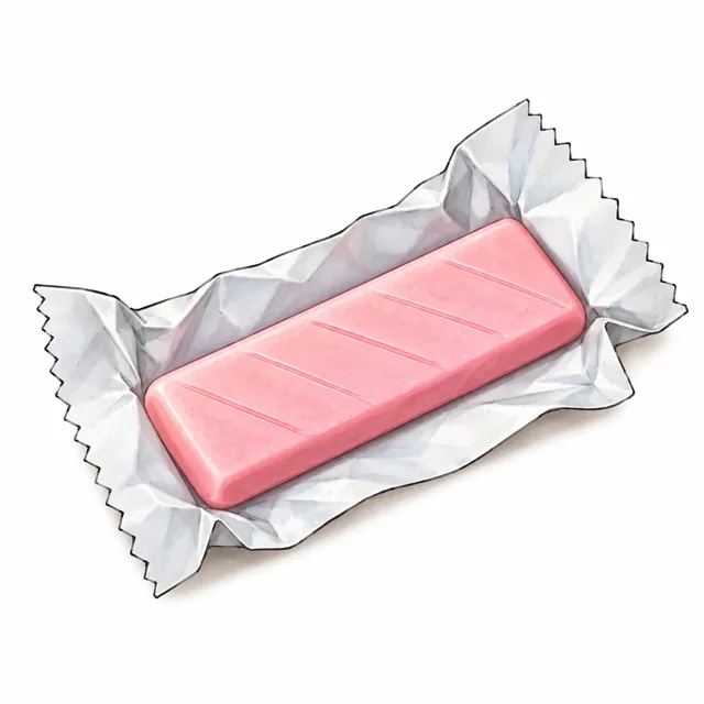 Gum illustration for a short u picture card
