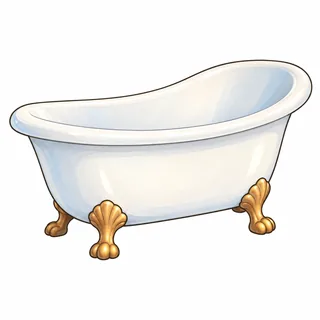 Tub illustration for letter T and its beginning sound